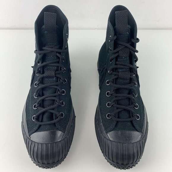 Converse High Tops Mens Size 9 Bosey MC Womens 10.5 Triple Black Water Repellent - Picture 8 of 10